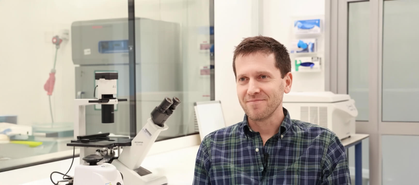 Dr. Dan Dominissini at Sheba's RNA Therapy Research Lab