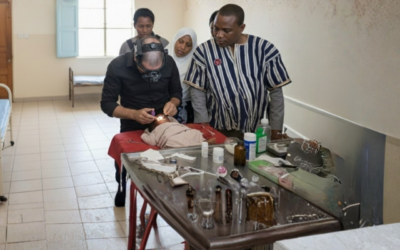 Twinning and Training: Scalable Solutions for Global Eye Cancer Equity